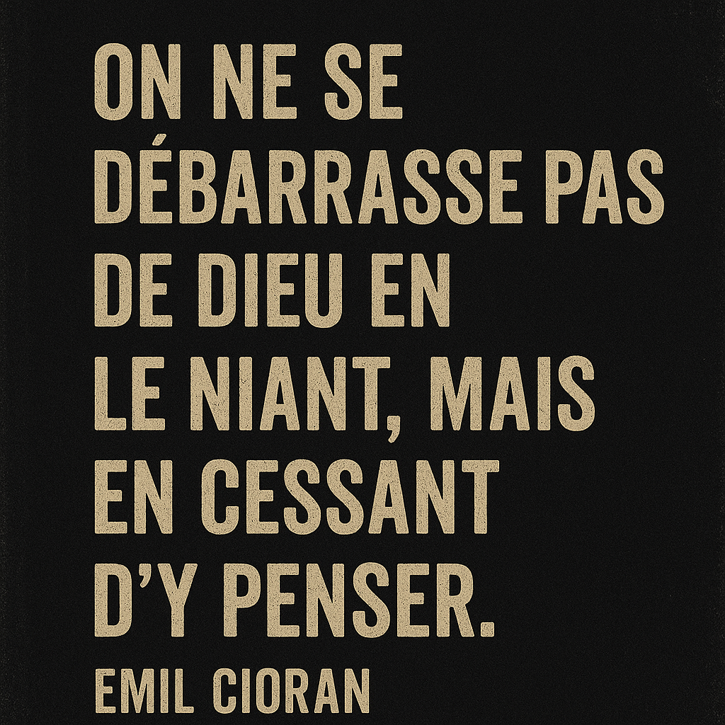 Pochette L’Âme en Poche Emil Cioran 11x11 cm