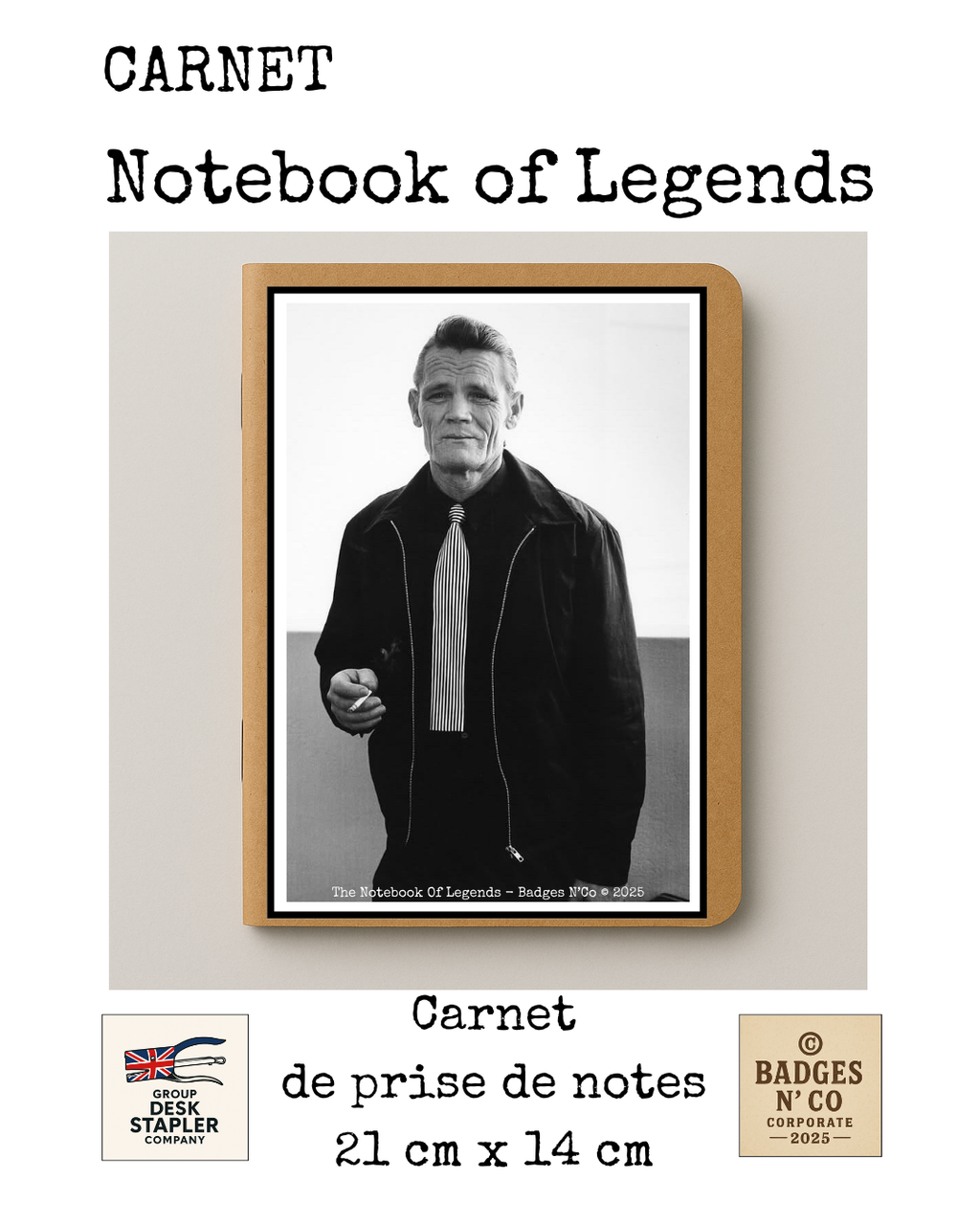 Chet Baker – carnet Notebook of Legend