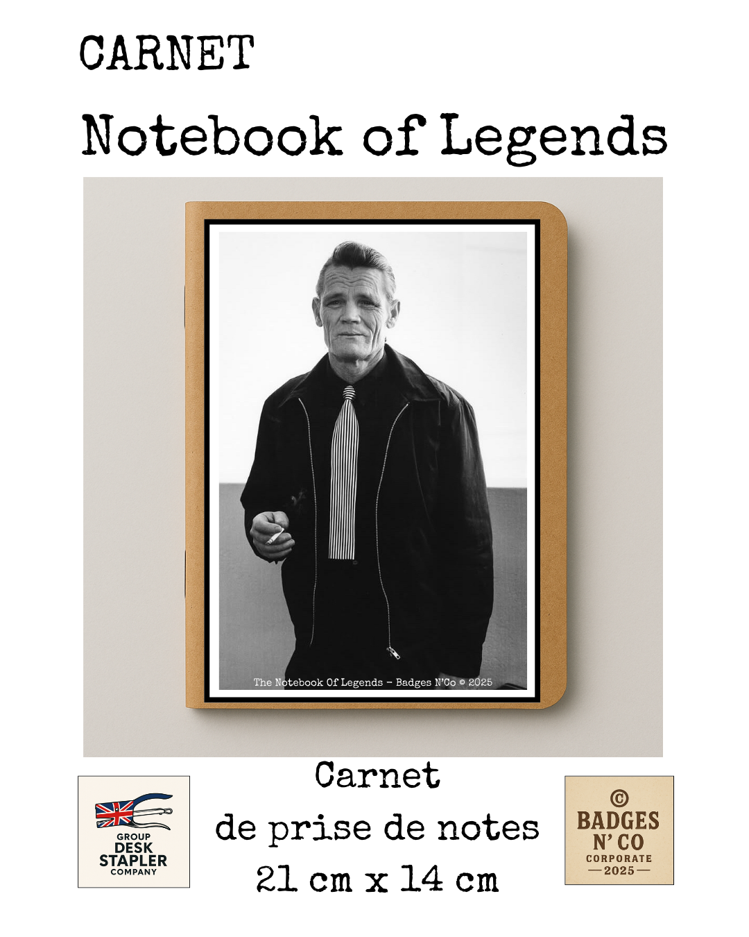 Chet Baker – carnet Notebook of Legend
