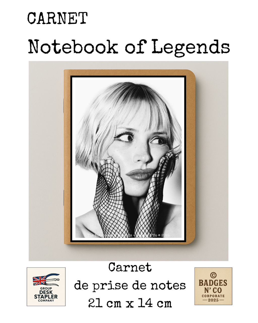 Angèle – carnet Notebook of Legend