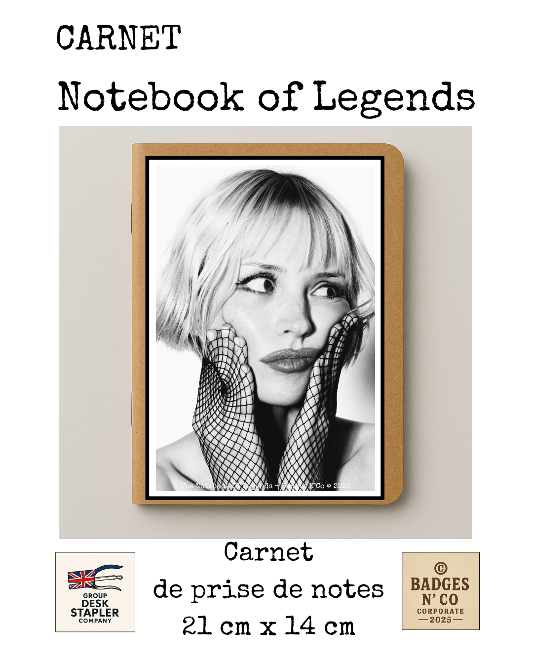 Angèle – carnet Notebook of Legend