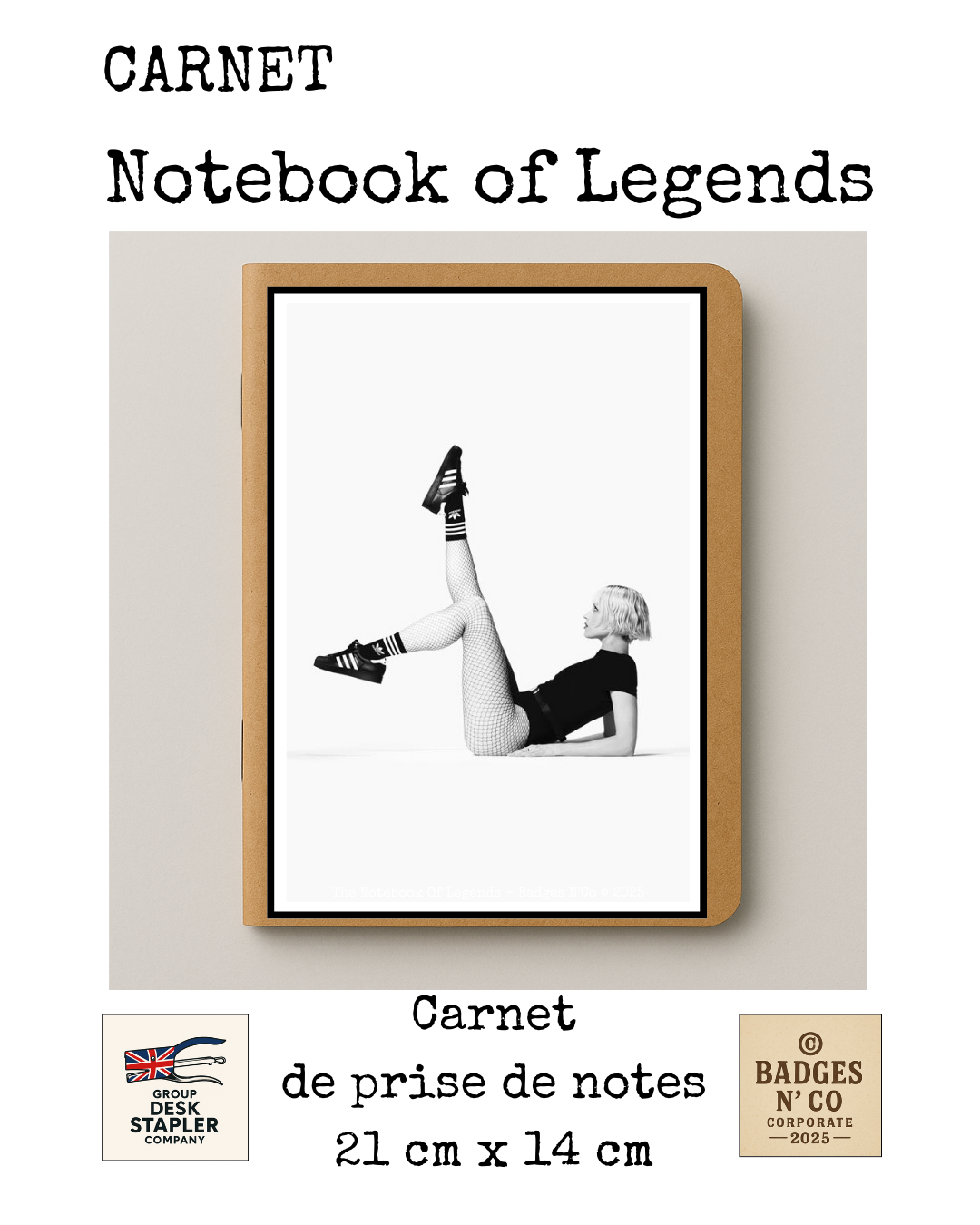 Angèle – carnet Notebook of Legend (Copie)