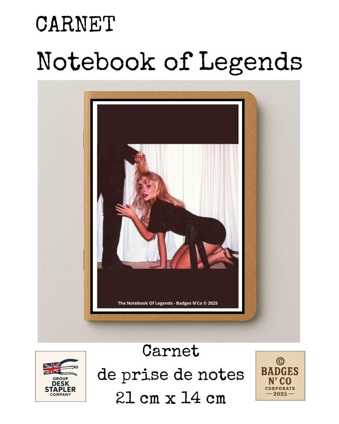 Sabrina Carpenter – carnet Notebook of Legend
