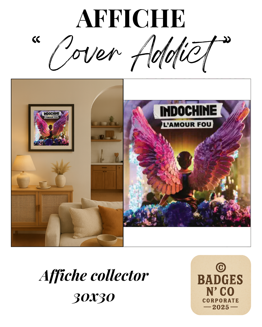 🌆 Collection Indochine | Affiches collector 30 x 30 cm