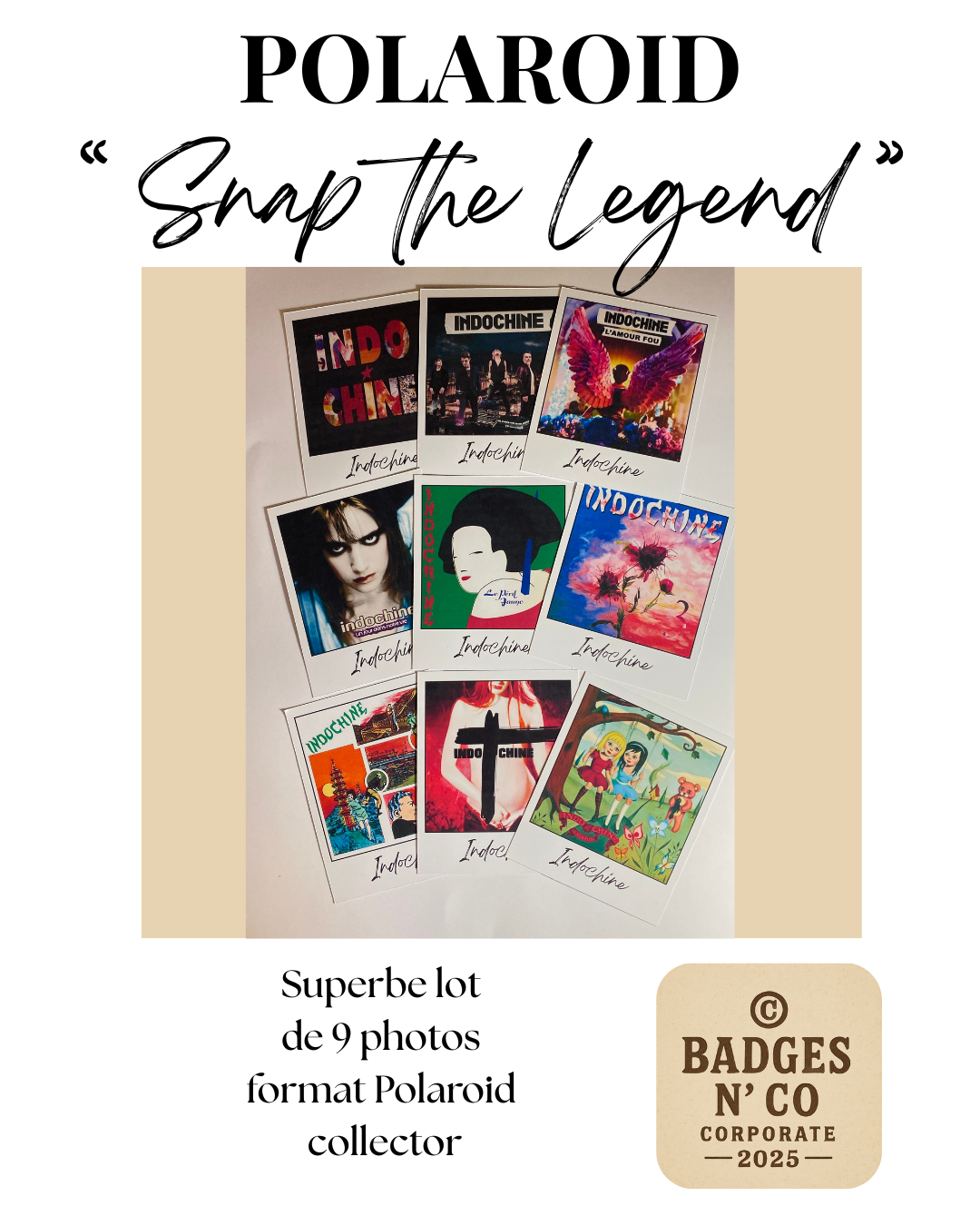 Indochine – Snap the Legend : 9 pochettes cultes à collectionner