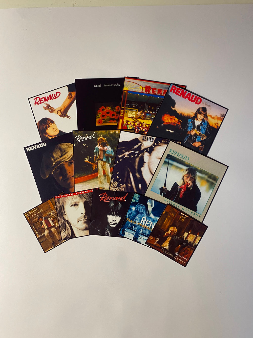 Stickers Renaud collection Sticker Vibes 13 autocollants rock français collector design musical