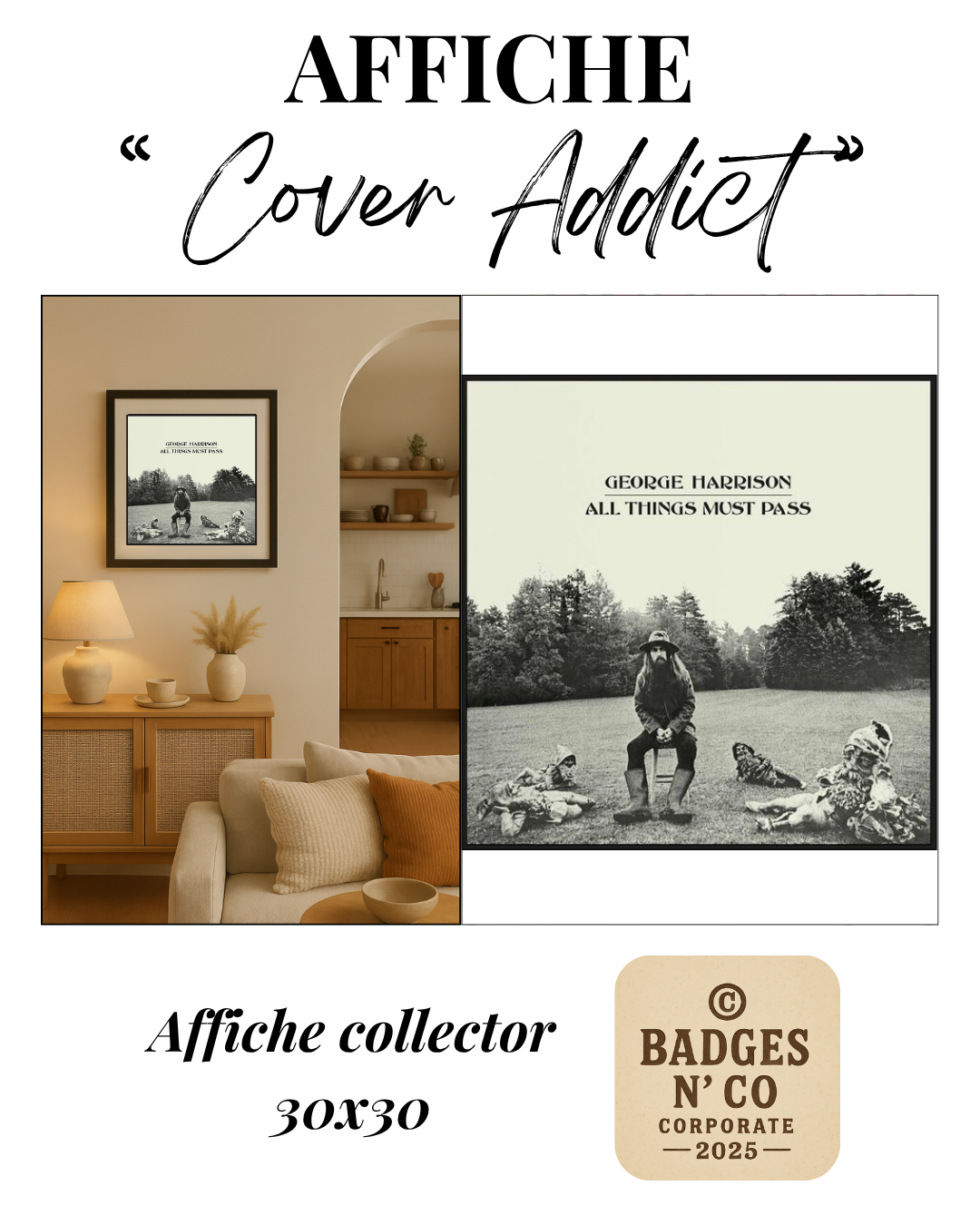 🖼 George Harrison - Affiche de l’album All Things Must Pass