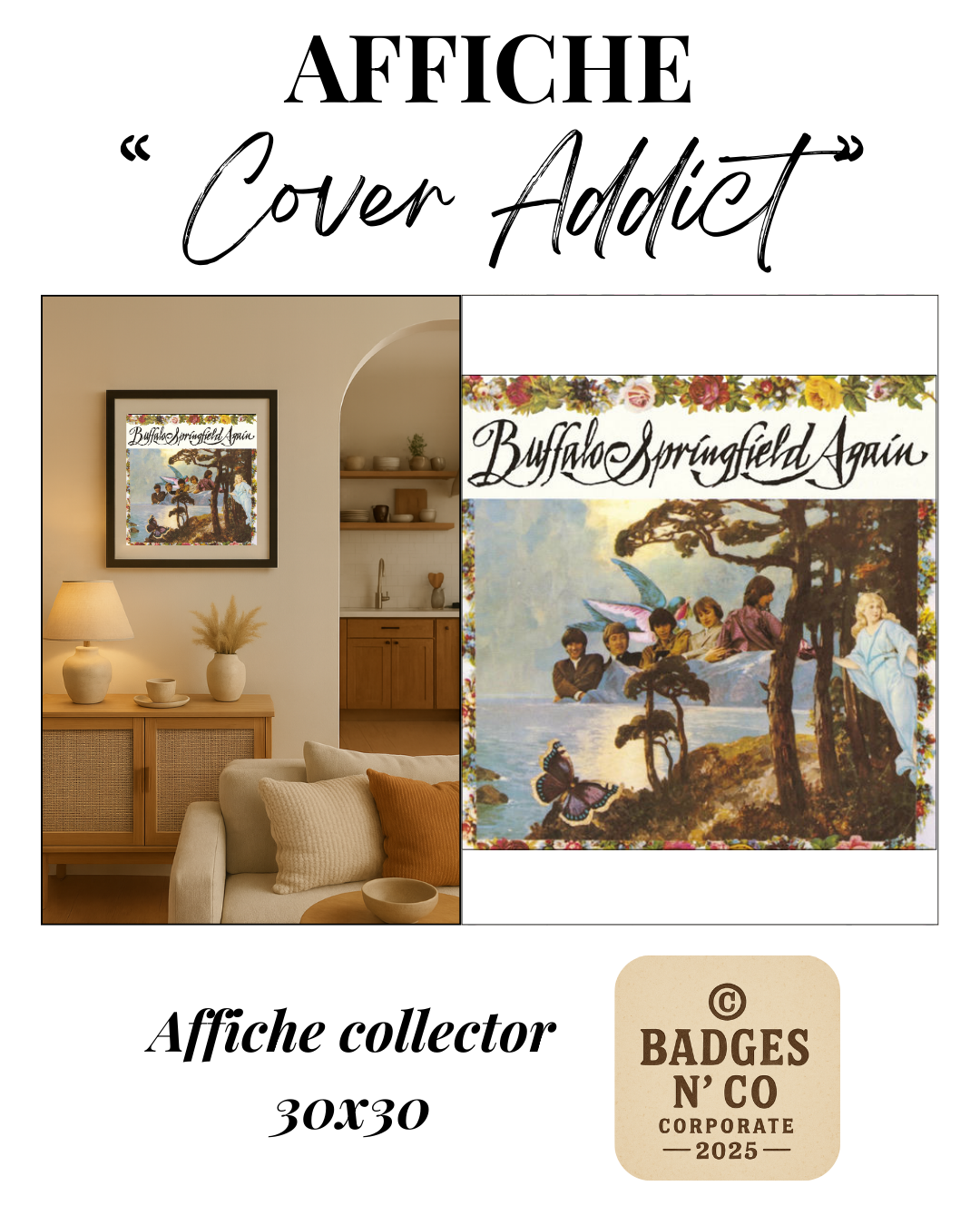 🖼️ Buffalo Springfield - Affiche de l’album Buffalo Springfield Again