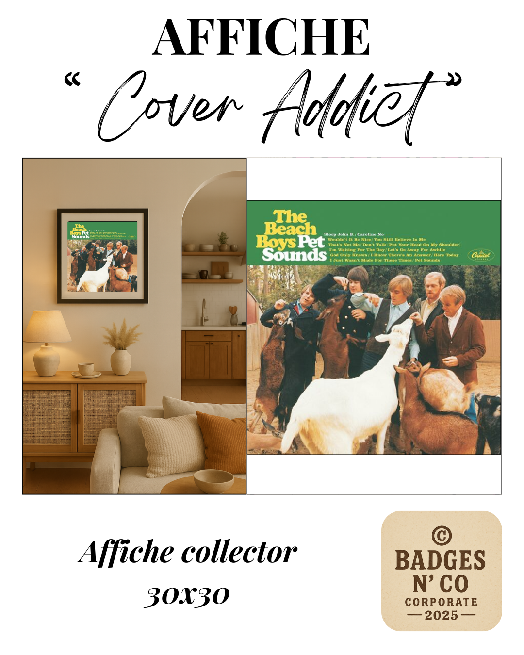 The Beach Boys – Pet Sounds | Affiche collector