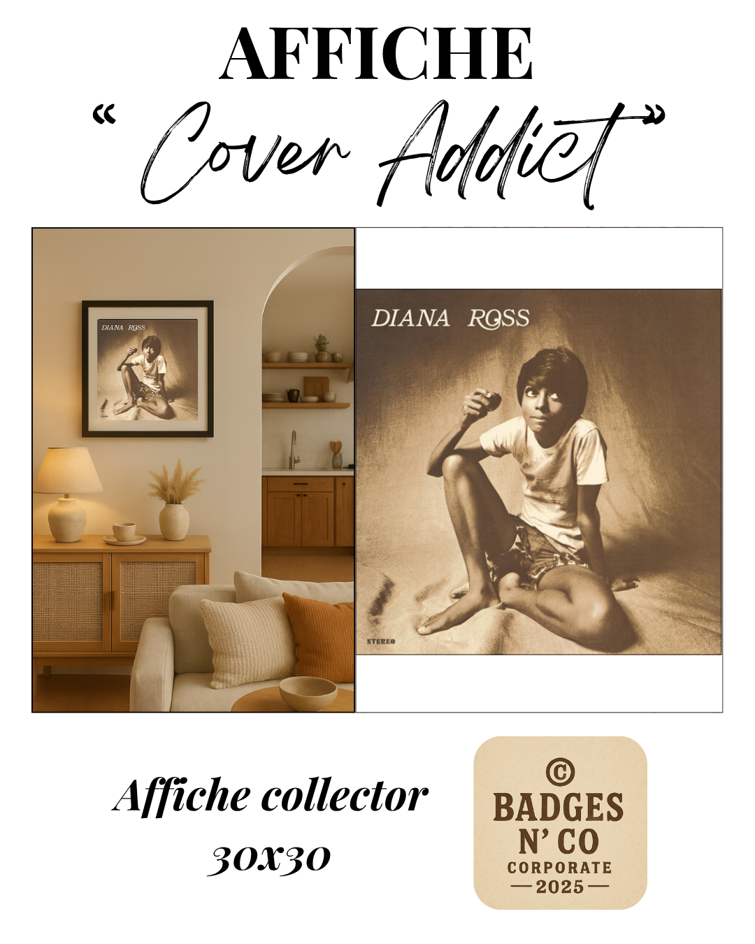 🎨 Diana Ross - Affiche de l’album Diana Ross