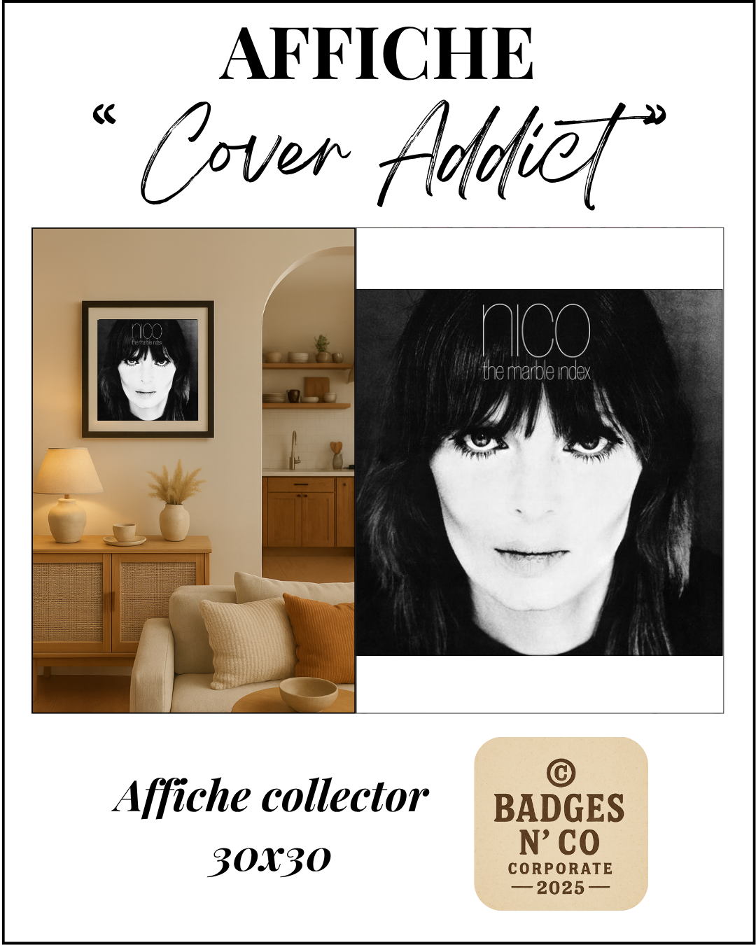 🖼️ Nico - Affiche de l’album The Marble Index