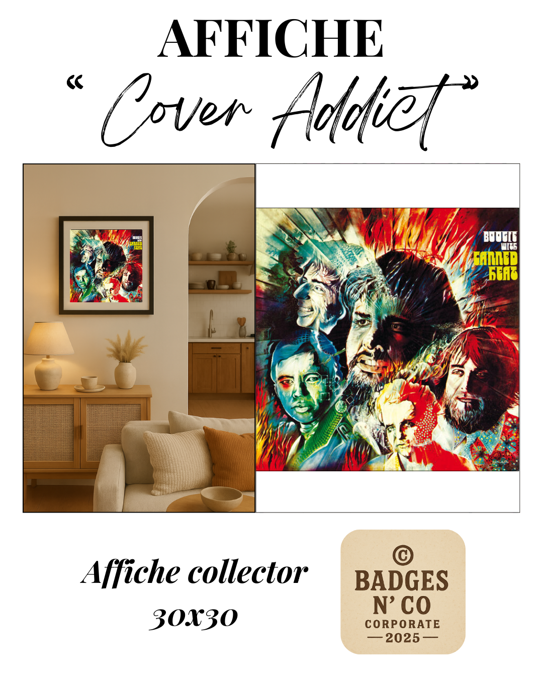 🖼️ Affiche - Canned Heat - Boogie with Canned Heat