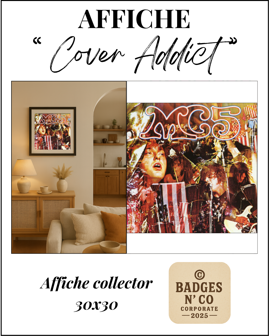 🖼️ MC5 - Affiche de l’album Kick Out the Jams