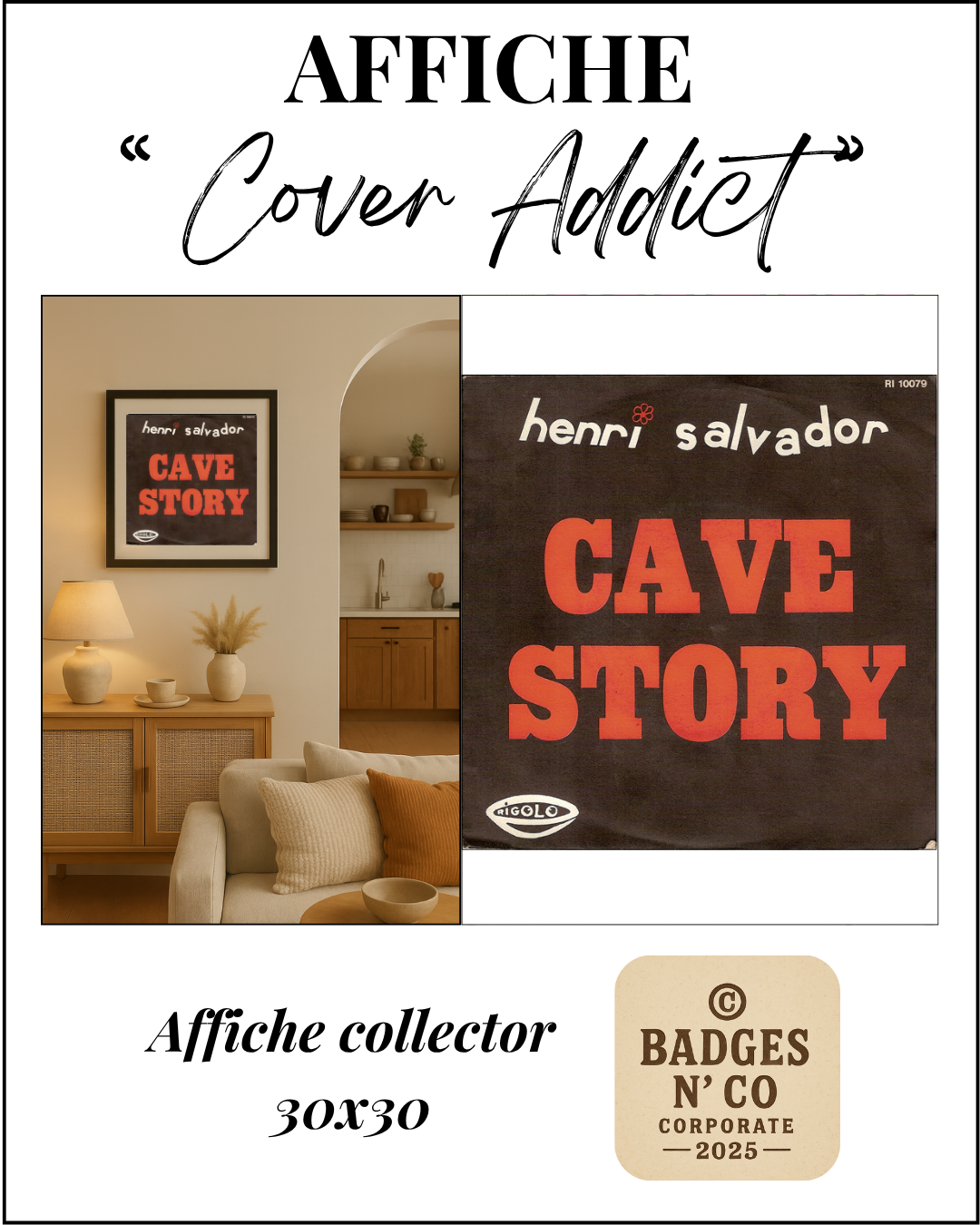 🖼️ Affiche - Henri Salvador - Le Loup, la Biche et le Chevalier (Cave Story)