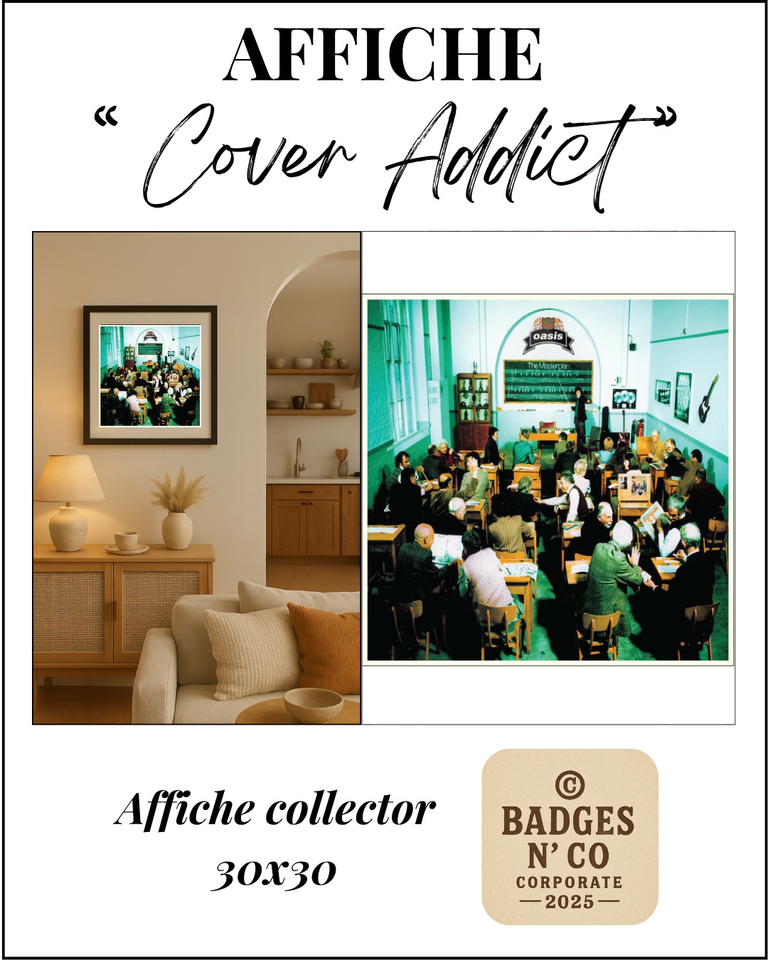 🖼️ Oasis - Affiche de l’album The Masterplan