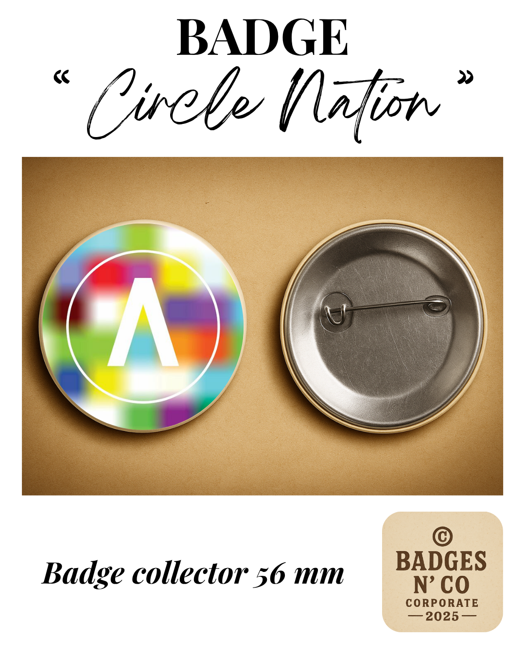 🌌 Archive – badge 56 mm : Le souffle électro-rock entre rêve et chaos 🎧