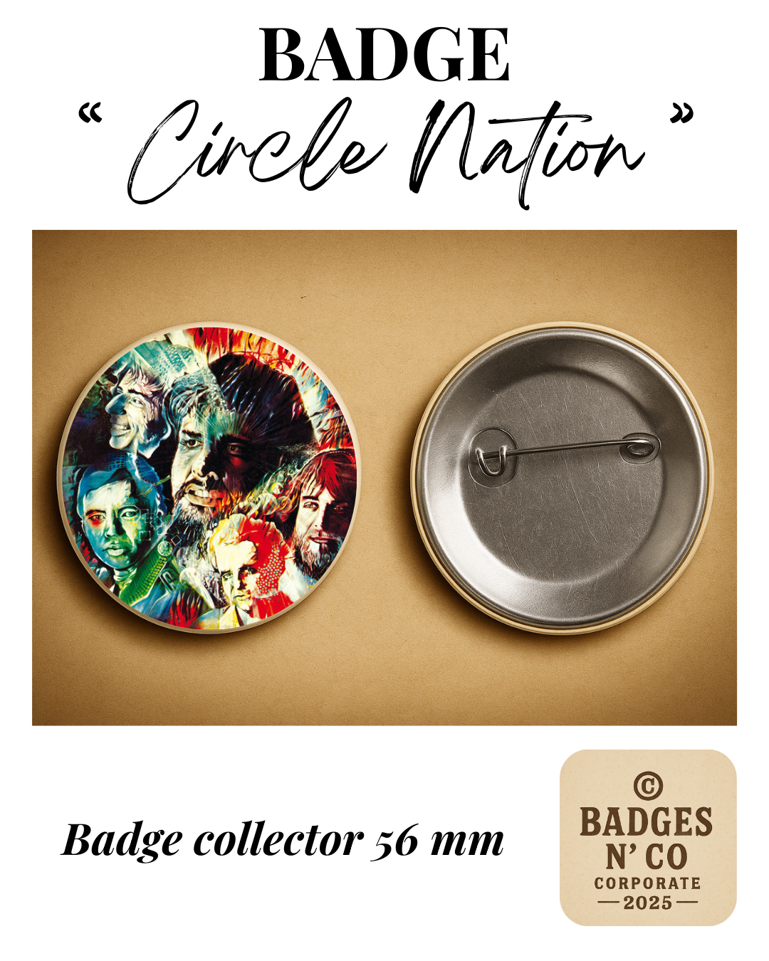 🎯 Badge 56 mm - Canned Heat - Boogie With Canned Heat