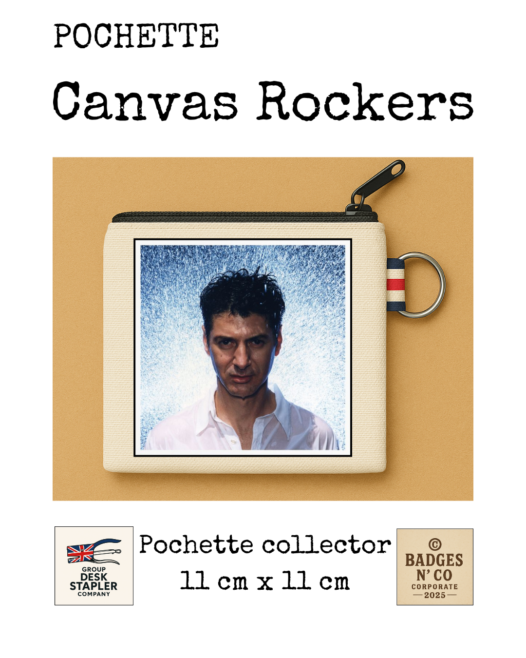 Étienne Daho – Pochette 11x11 cm – Canvas Rockers Collection