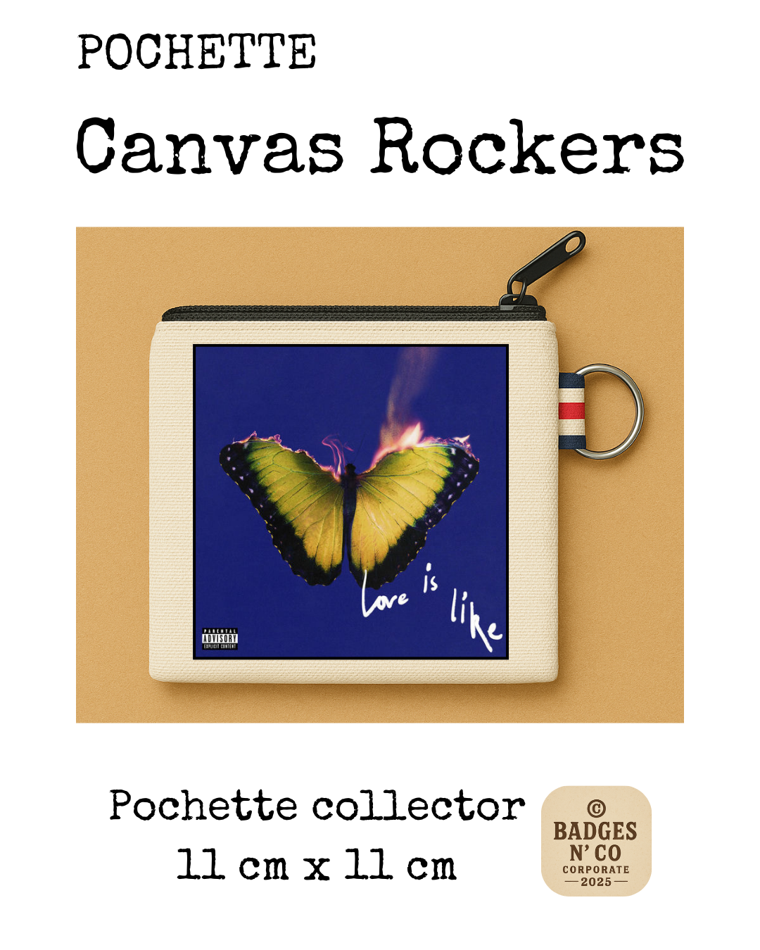 Maroon 5 – Pochette 11x11 cm – Canvas Rockers Collection
