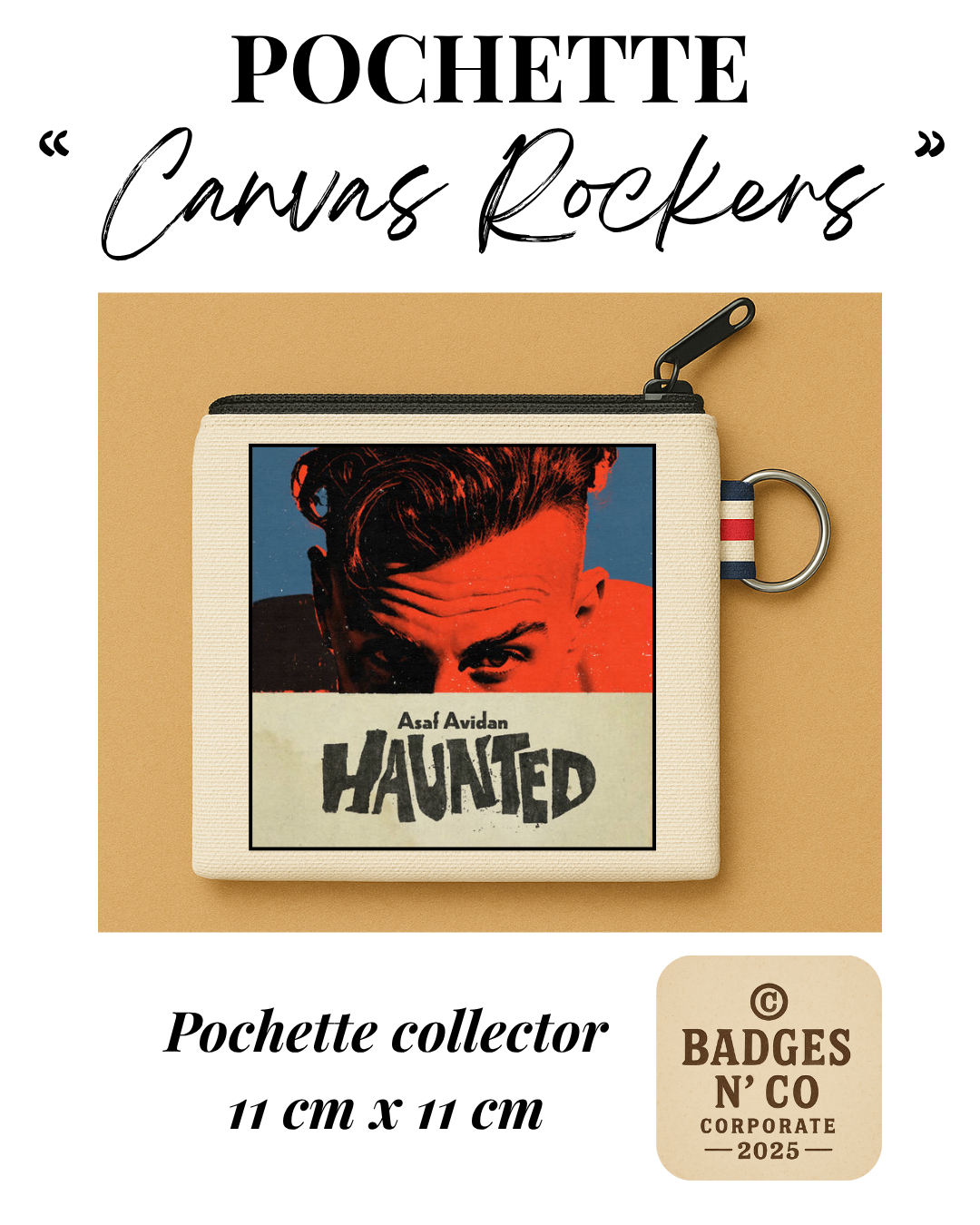 Assaf Avidan – Pochette 11x11 cm – Canvas Rockers Collection