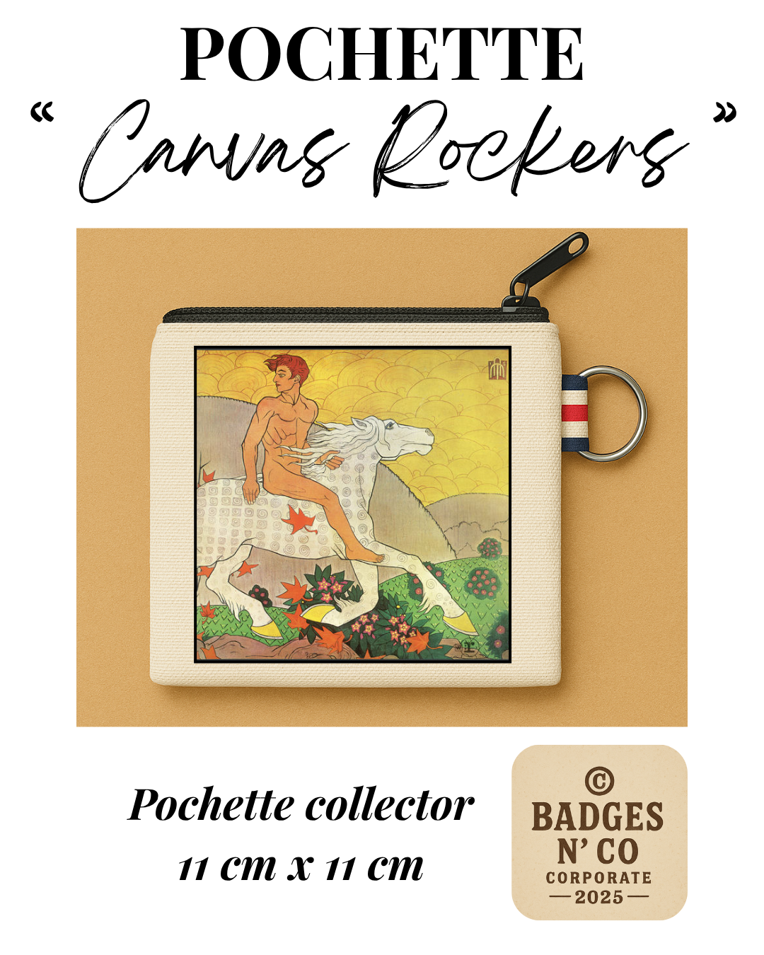 Fleetwood Mac – Pochette 11x11 cm – Canvas Rockers Collection