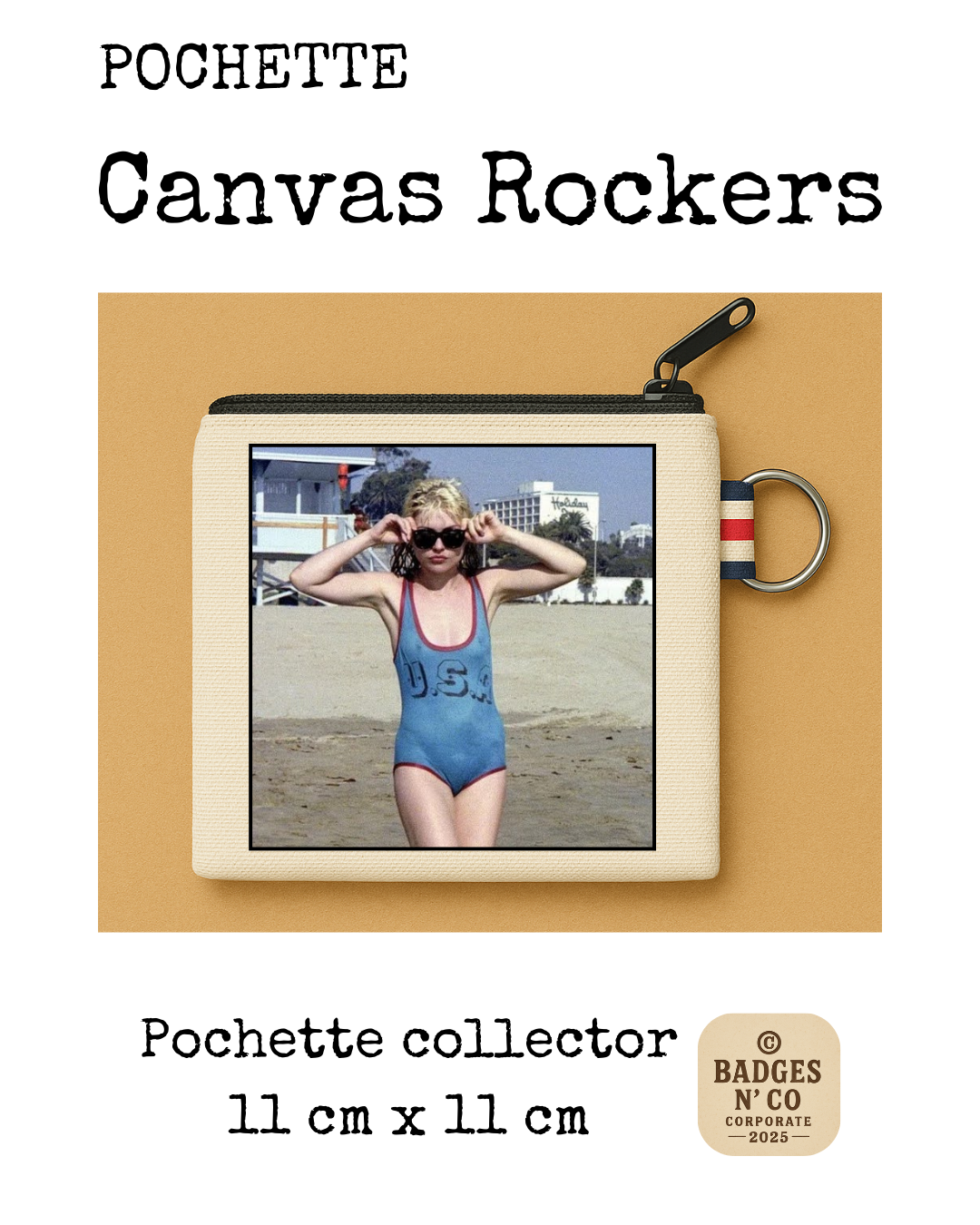 Blondie – Pochette 11x11 cm – Canvas Rockers Collection