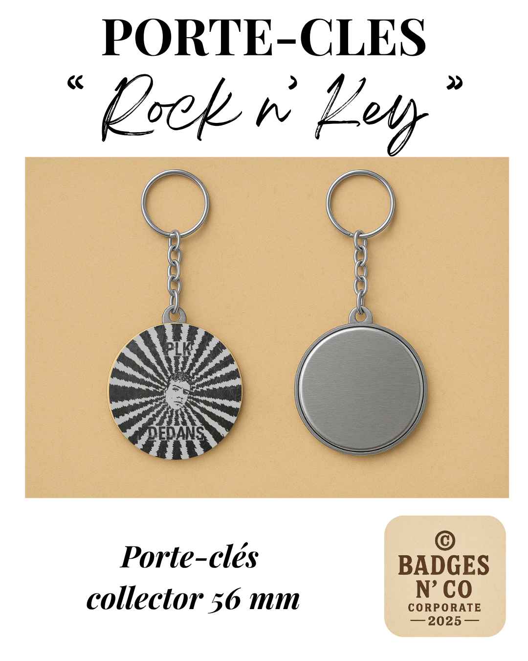 PLK – Le porte-clés Rock and Keys, flow tranchant et vibe urbaine