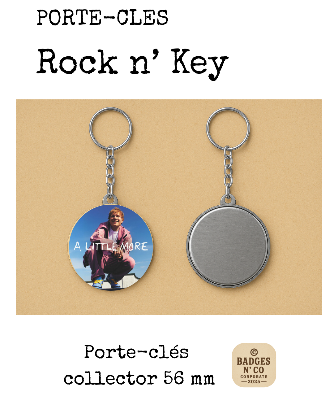 Ed Sheeran – Le porte-clés Rock and Keys, émotions brutes et mélodies universelles