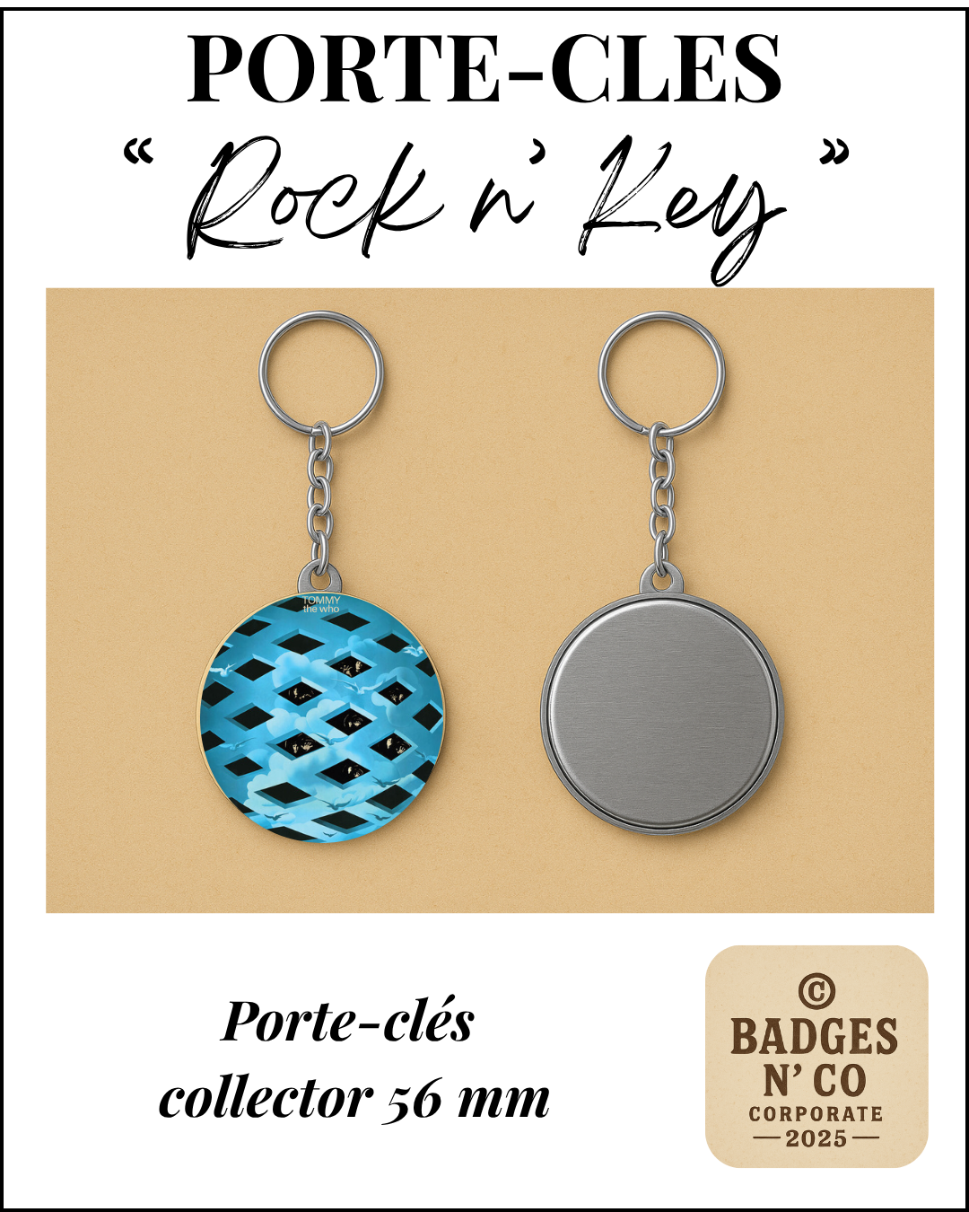 🔑 Porte-clés - The Who - Tommy