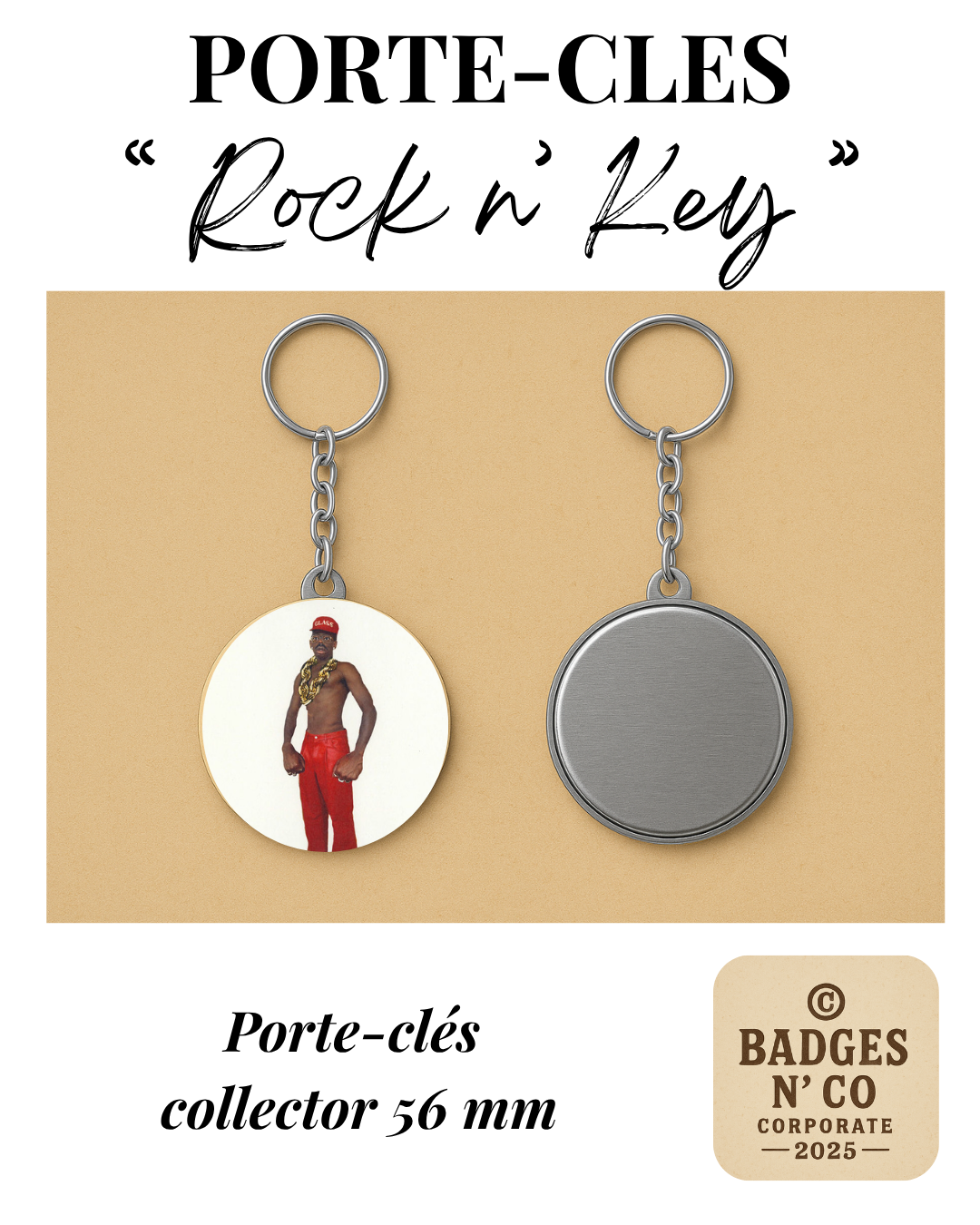 Tyler, The Creator – 🌪️ Le porte-clés Rock and Keys, excentricité brute et style assumé 🎨