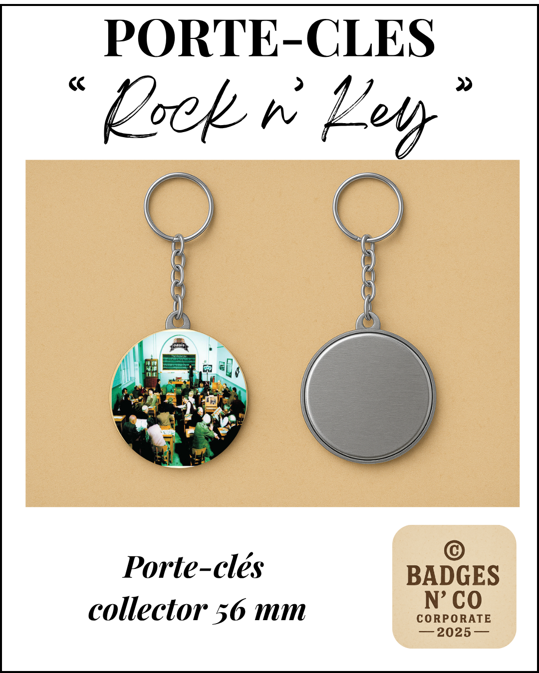 🔑 Porte-clés - Oasis - The Masterplan