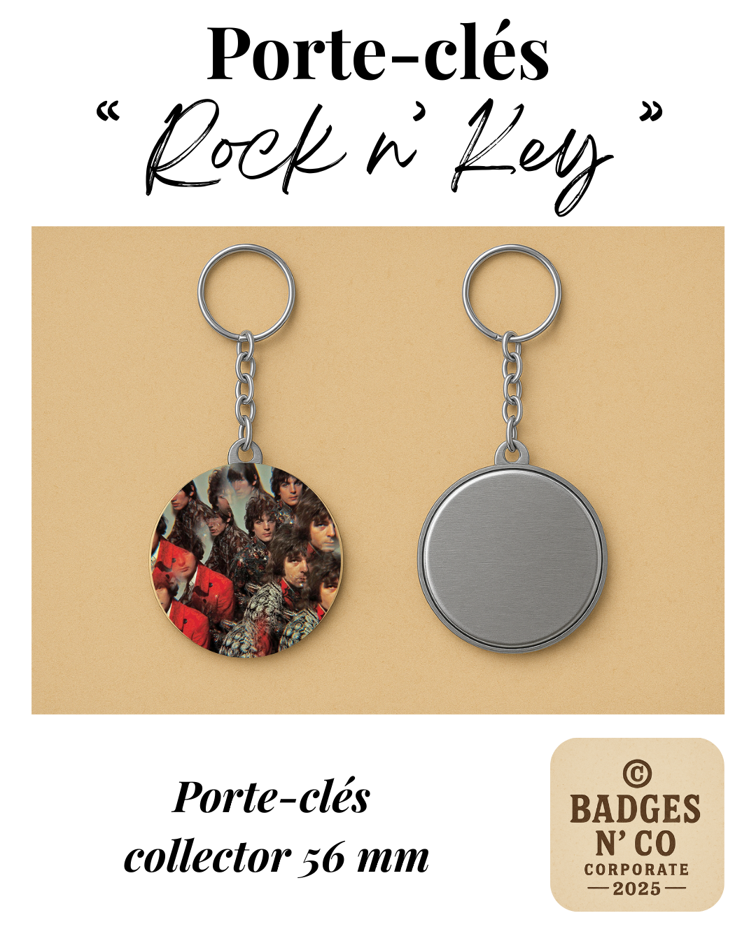 🔑 Porte-clés - Pink Floyd - The Piper at the Gates of Dawn