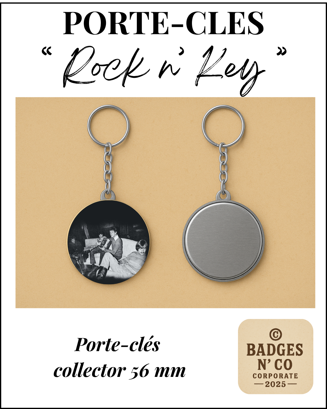 🔑 Porte-clés - The Velvet Underground - The Velvet Underground