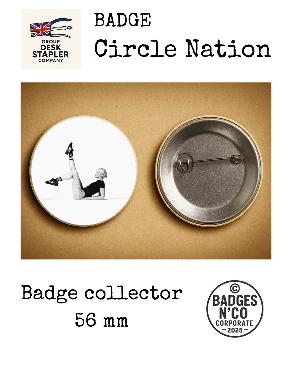 Angèle – badge 56 mm : La pop belge gravée dans la douceur piquante et l’ironie lucide