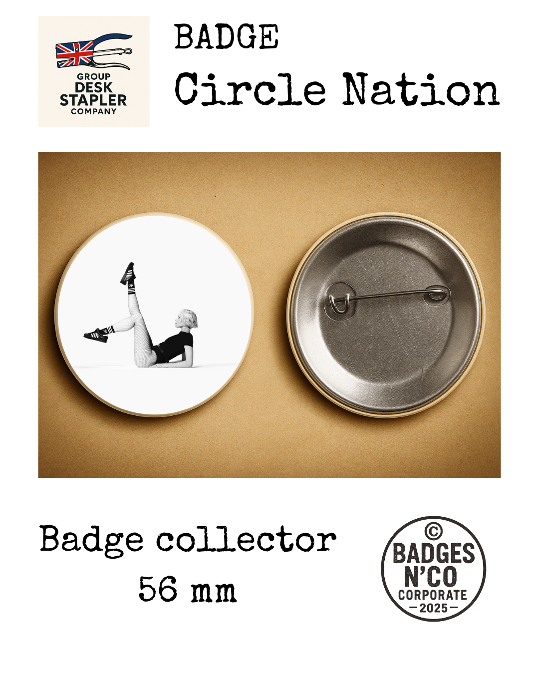 Angèle – badge 56 mm : La pop belge gravée dans la douceur piquante et l’ironie lucide