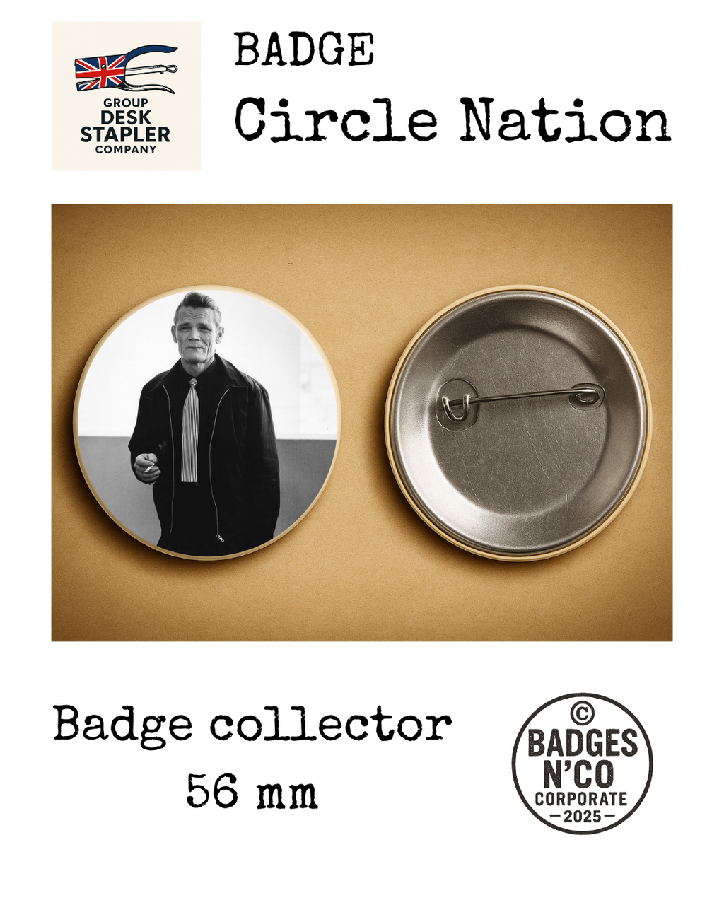Chet Baker – badge 56 mm : La fragilité du cool gravée dans les silences du jazz