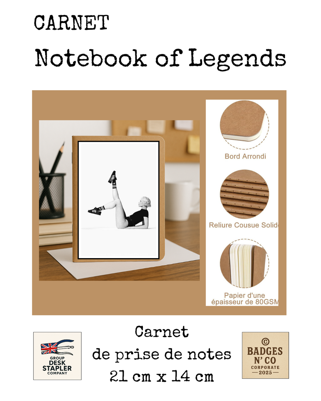 Angèle – carnet Notebook of Legend (Copie)