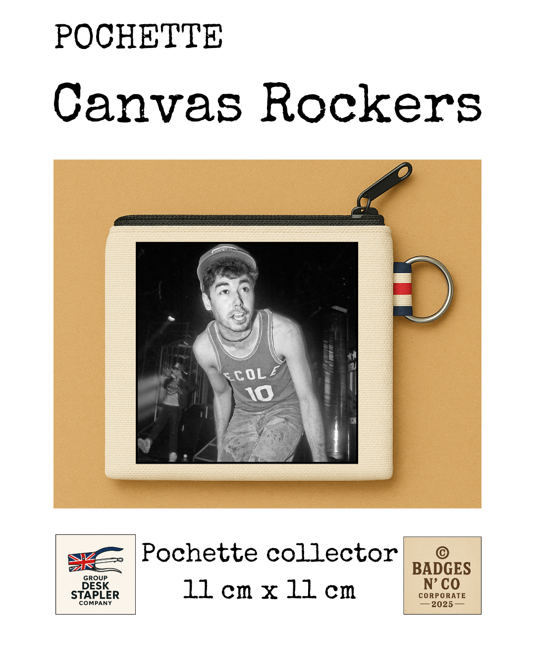 Pochette Beastie Boys 11x11 cm hip hop rock old school collector design musical