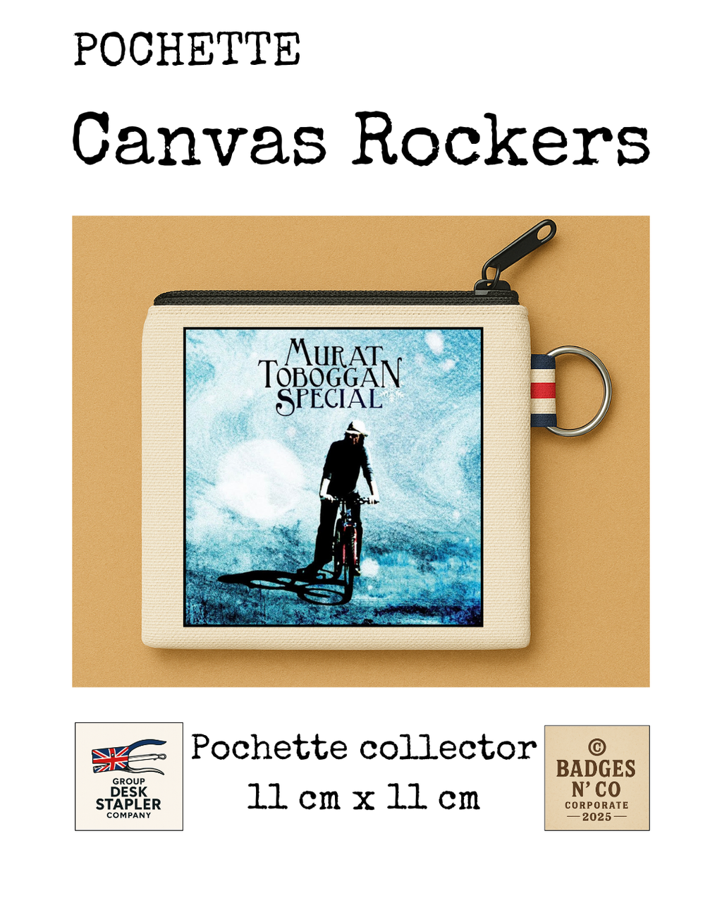 Pochette Jean Louis Murat 11x11 cm chanson française poétique collector