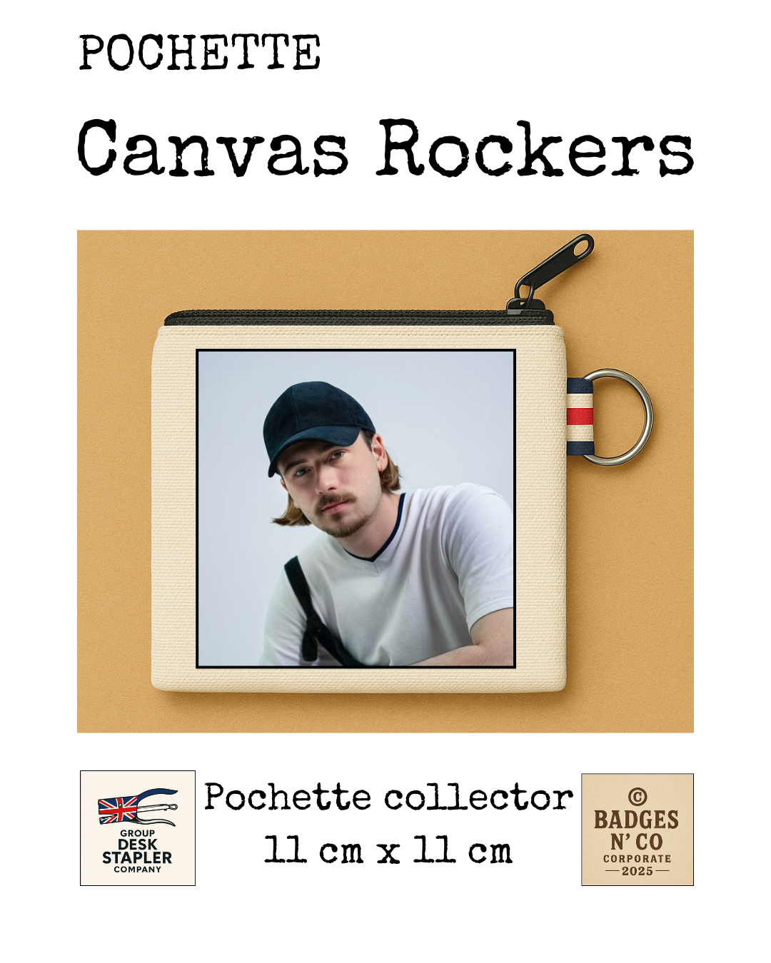 Pochette Pierre Garnier 11x11 cm pop française moderne collector design musical