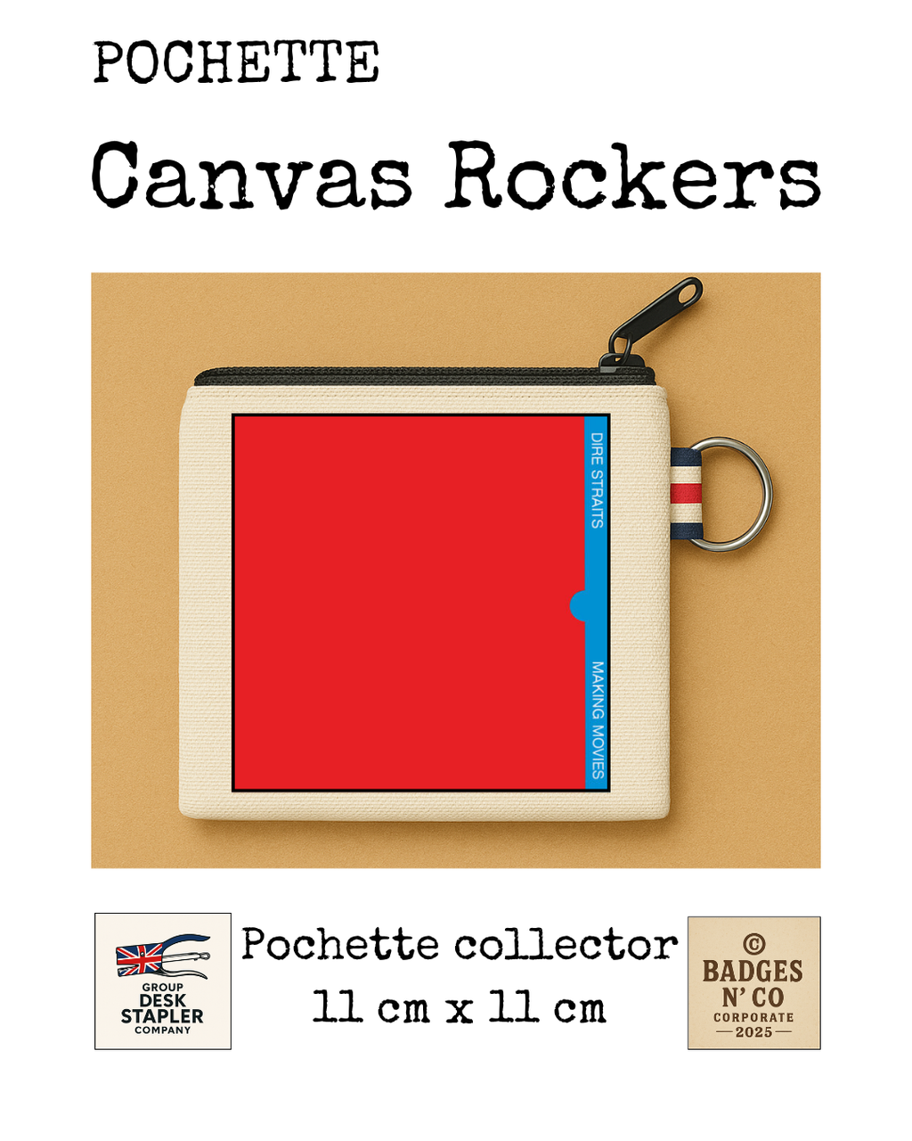 Pochette Dire Straits Making Movies Canvas Rocker collector 11x11 cm