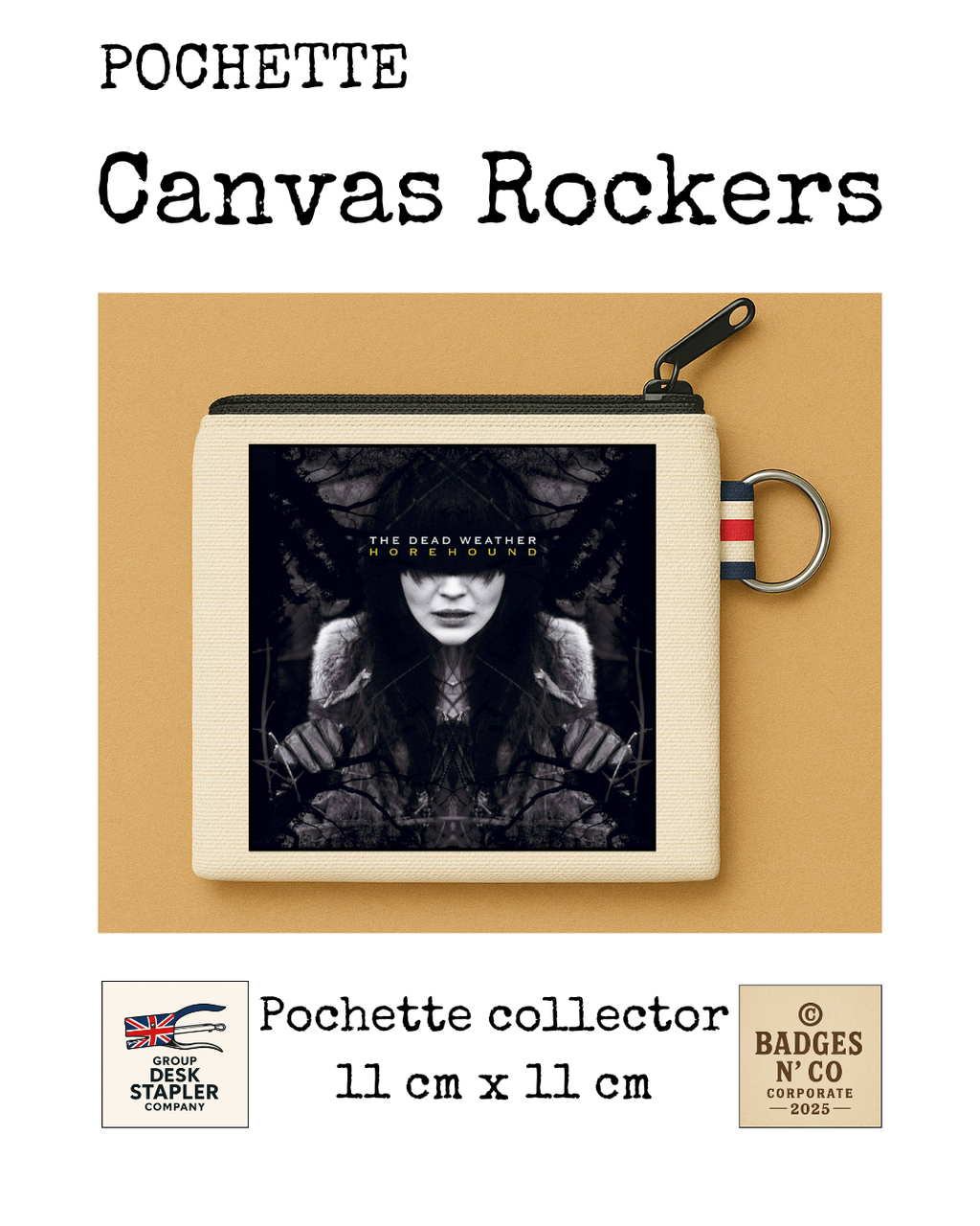 Pochette The Dead Weather Horehound Canvas Rocker collector 11x11 cm