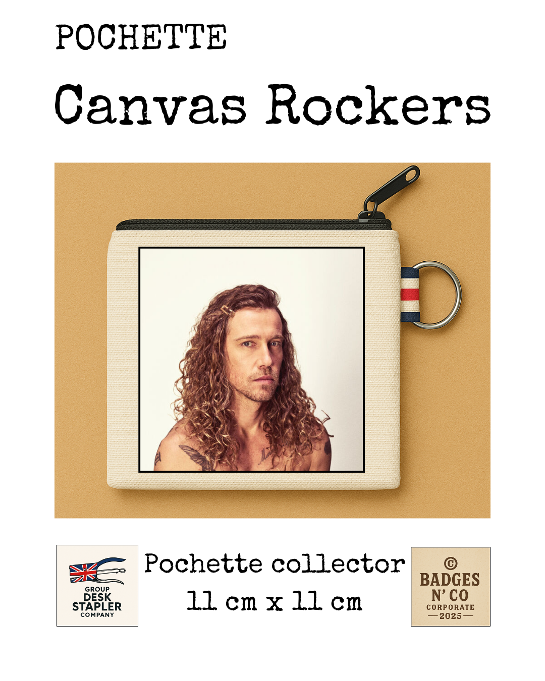 Pochette Julien Doré Canvas Rocker collector 11x11 cm
