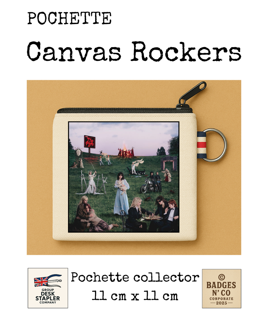 Pochette The Last Dinner Party 11x11 cm rock baroque britannique collector design musical