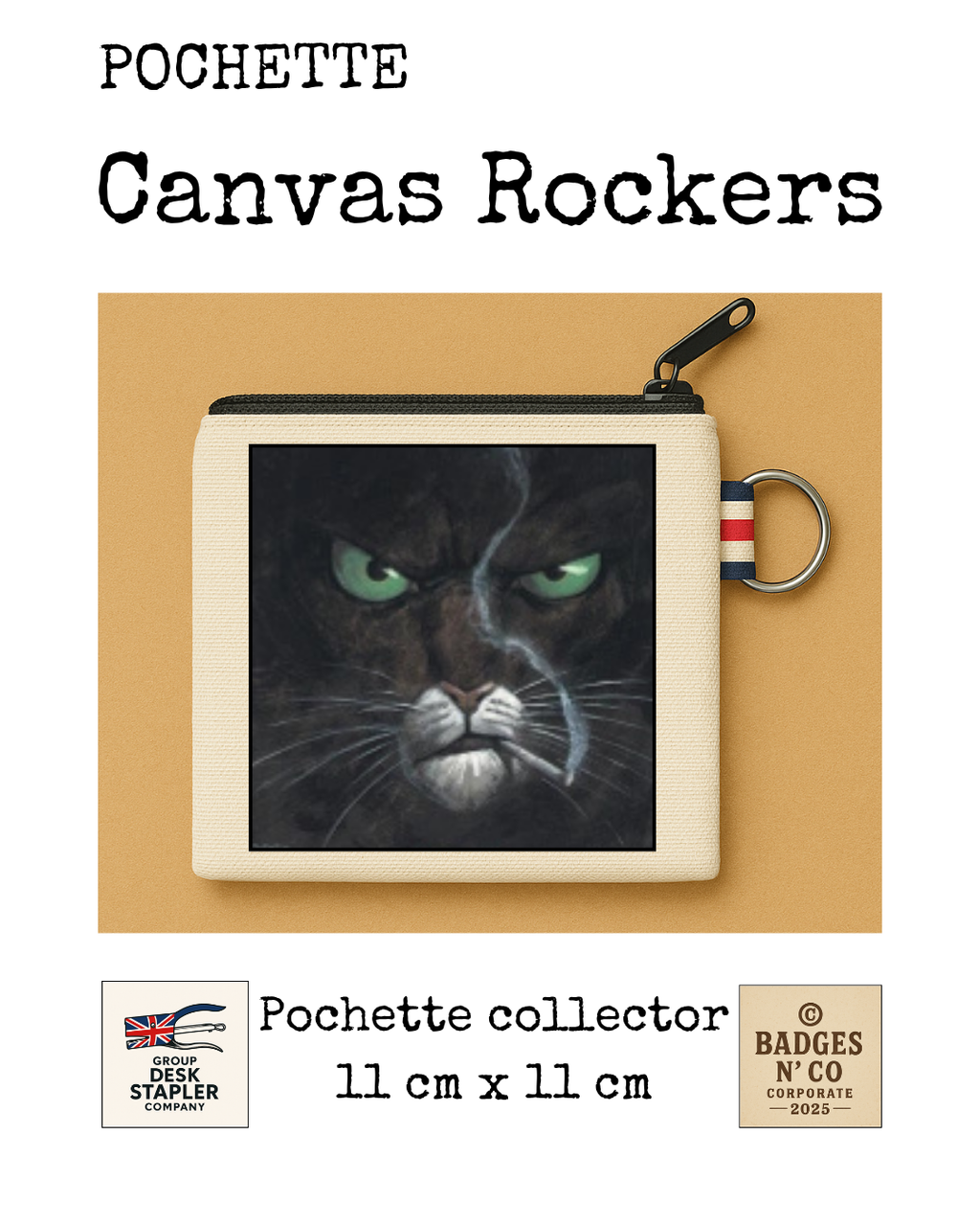 Pochette Blacksad Canvas Rocker collector 11x11 cm