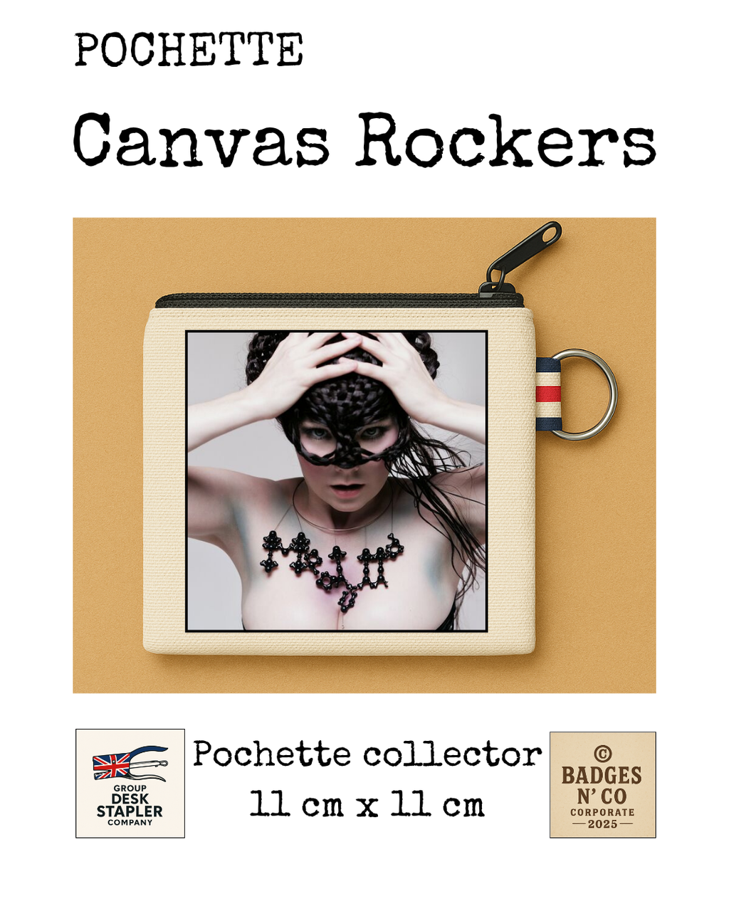 Pochette Björk Canvas Rocker collector 11x11 cm (Copie)