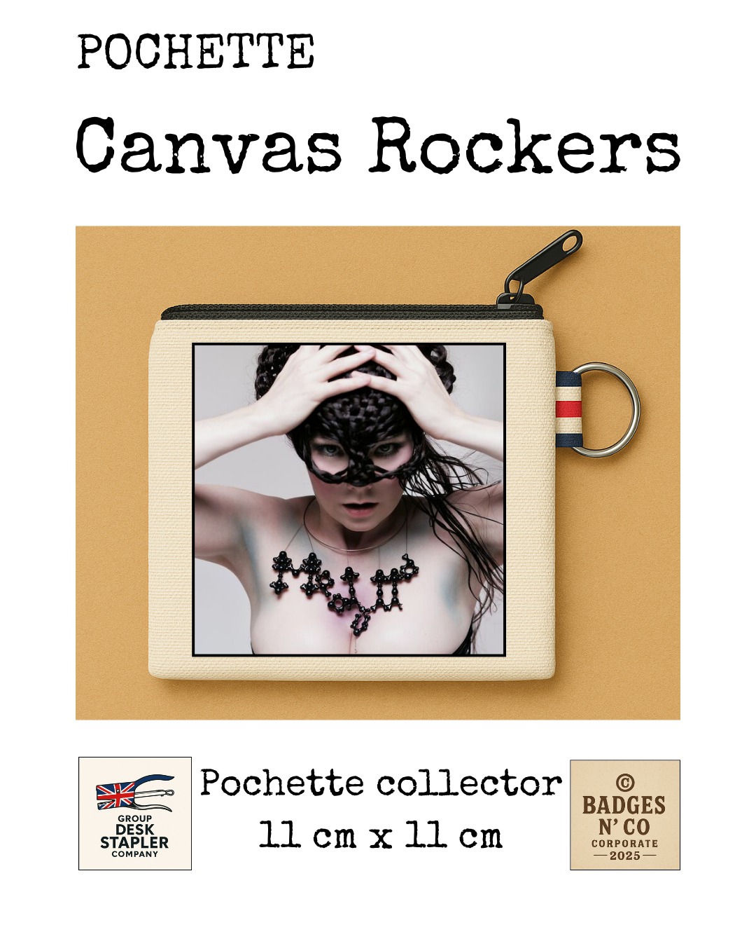 Pochette Björk Canvas Rocker collector 11x11 cm (Copie)