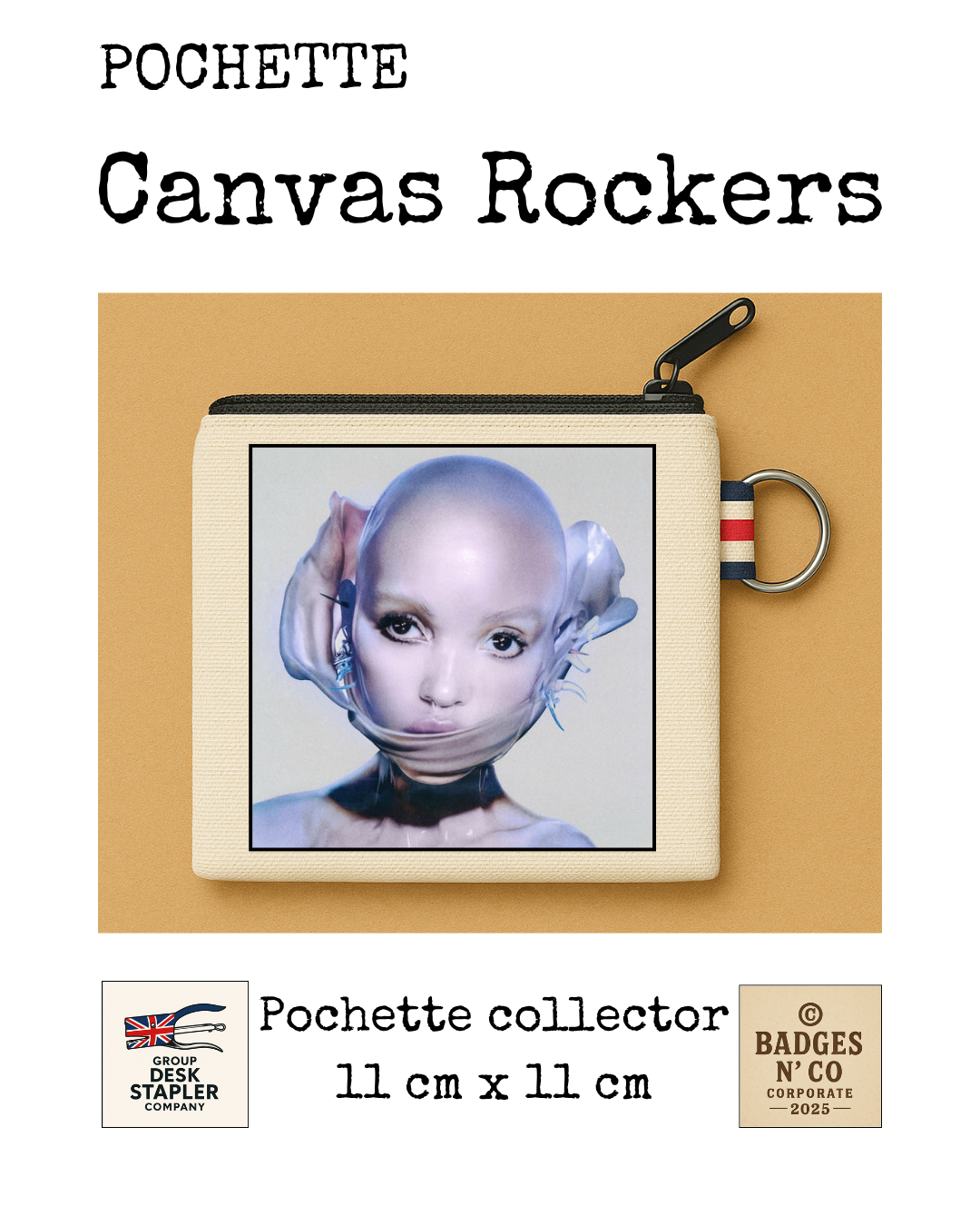 FKA Twigs Pochette Canvas Rockers 11x11 cm Collector