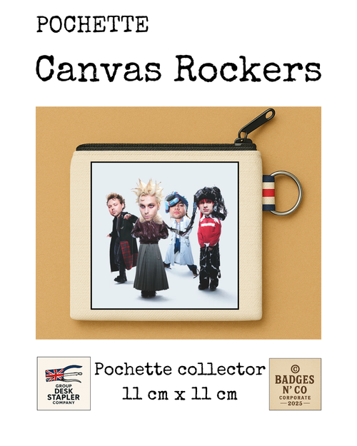5 Seconds of Summer Pochette Canvas Rockers 11x11 cm Collector