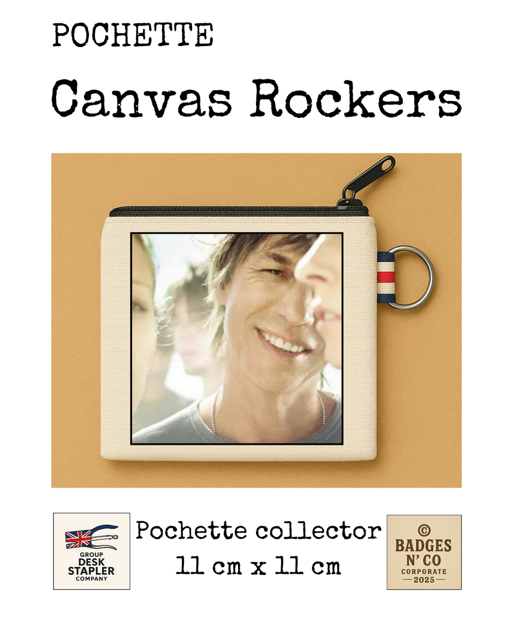 Pochette Jean-Louis Aubert Canvas Rocker collector 11x11 cm